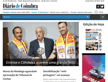 Tablet Screenshot of diariocoimbra.pt